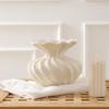 High-End Französische Keramikvase für minimalistische Wohnzimmer – Kunstvolles Trocken- und Hydrokultur-Blumenarrangement