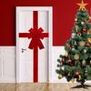1/2pcs Christmas Door Hanging Bow Decoration Large Red Ribbon Festive Front Door Atmosphere Access for New Year Birthday Decor