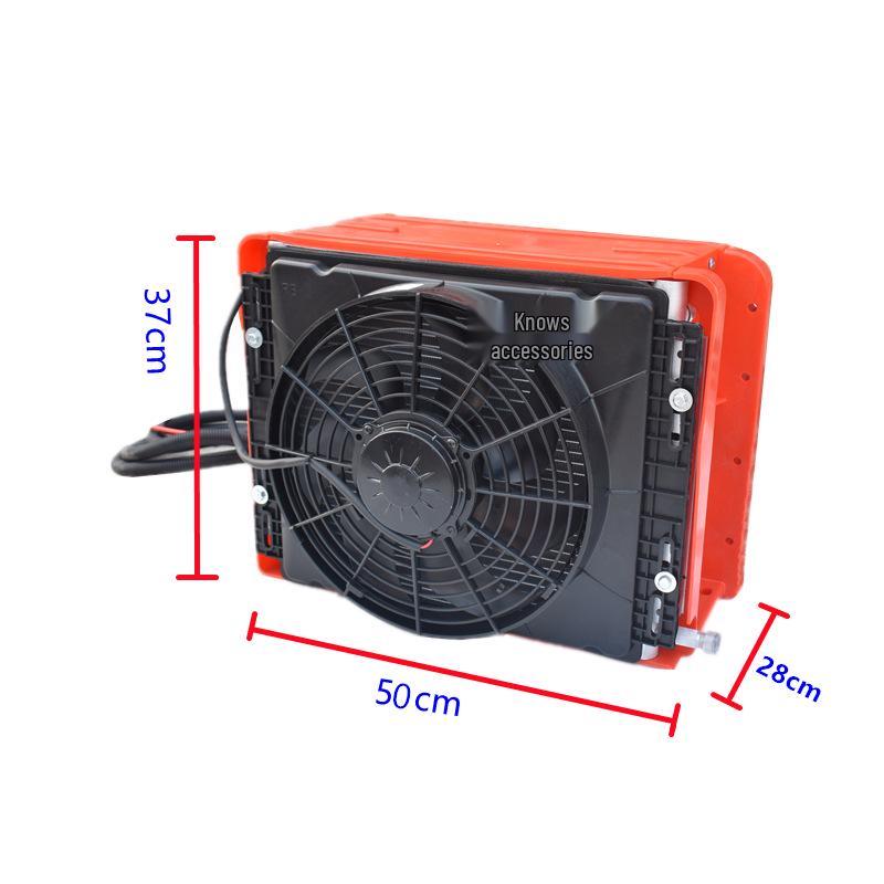 12/24V Electric Vehicle Air Conditioner for Trucks - Variable Frequency, Vertical & Horizontal Parking Cooling System