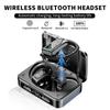 2024 Nowy TWS Bezprzewodowy zestaw słuchawkowy Bluetooth 5.2 Biznesowy wyświetlacz LED Cyfrowy zaczep na ucho IPX7 Wodoodporne słuchawki