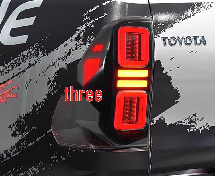 LED Flowing Water Taillight Assembly for 2015-2025 Toyota Hilux REVO