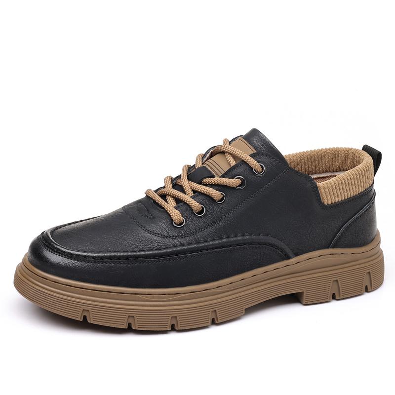 New Arrival Leather Casual Shoes Mens Lace Up Oxford Shoes Outdoor Jogging Shoes Office Male Dress Footwear Hot-selling Sneakers