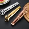 Food Tong Comfortable Grip Cat Paw Stainless Steel Portable Handheld Bread Clamp  BBQ Cooking Clip Kitchen Gadget