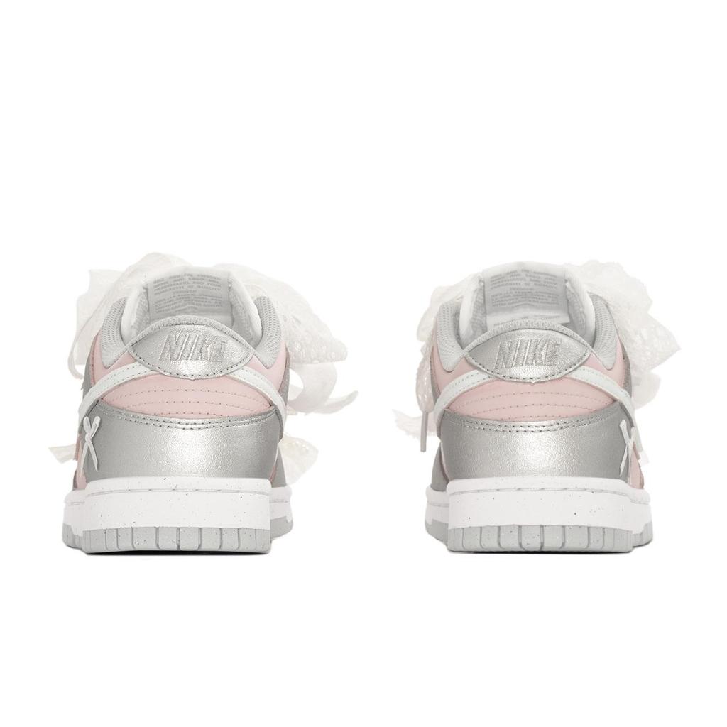 Nike Dunk Sparkling Galaxy Low Top Skateboard Shoes Women's Pink Silver DD1873-113(TeamA-S-BOX)