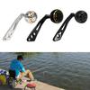 Single Fishing Reel Power Handle Metal Spinning Fishing Locking Arm Replacement Reliable Fishing Accessory