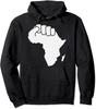 Black History Month African American Home Africa Map Unisex Hooded Sweatshirt