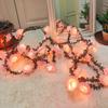 Colored Lights Rose Flower Lights Warm Light Decorative Garland  Wedding Decorations