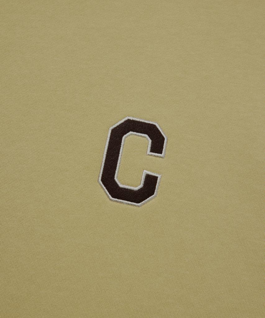 COVERNAT C Logo Sweatshirt Dusty Yellow