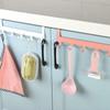 Traceless Bathroom Organizer Rack Iron Art Towel Hanger Storage Hanger Coat Rack