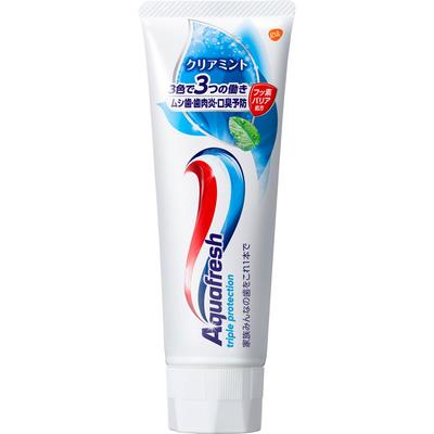 Aquafresh Clear Mint 140g (Quasi-drug) Cavity Prevention Toothpaste <How To Use> Apply an Appropriate Amount (about 0.5g To 1g) Per Ti