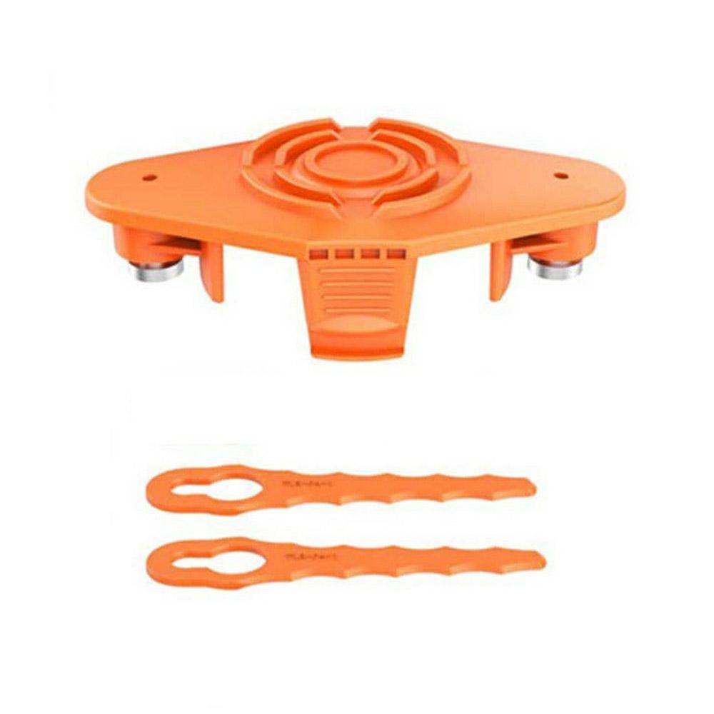 

TLW-01-2 Lawn Mower Parts For Worx WG150/WG151 Lawn Mower Cutter Head + 2 Plastic Blades A