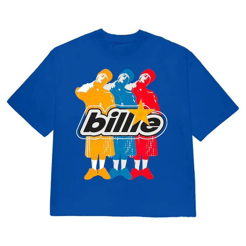 

Hot Billie Eilish American Lyricist and Singer Offers Rock-themed Loose-fitting Men s and Women s T-shirts 2XL