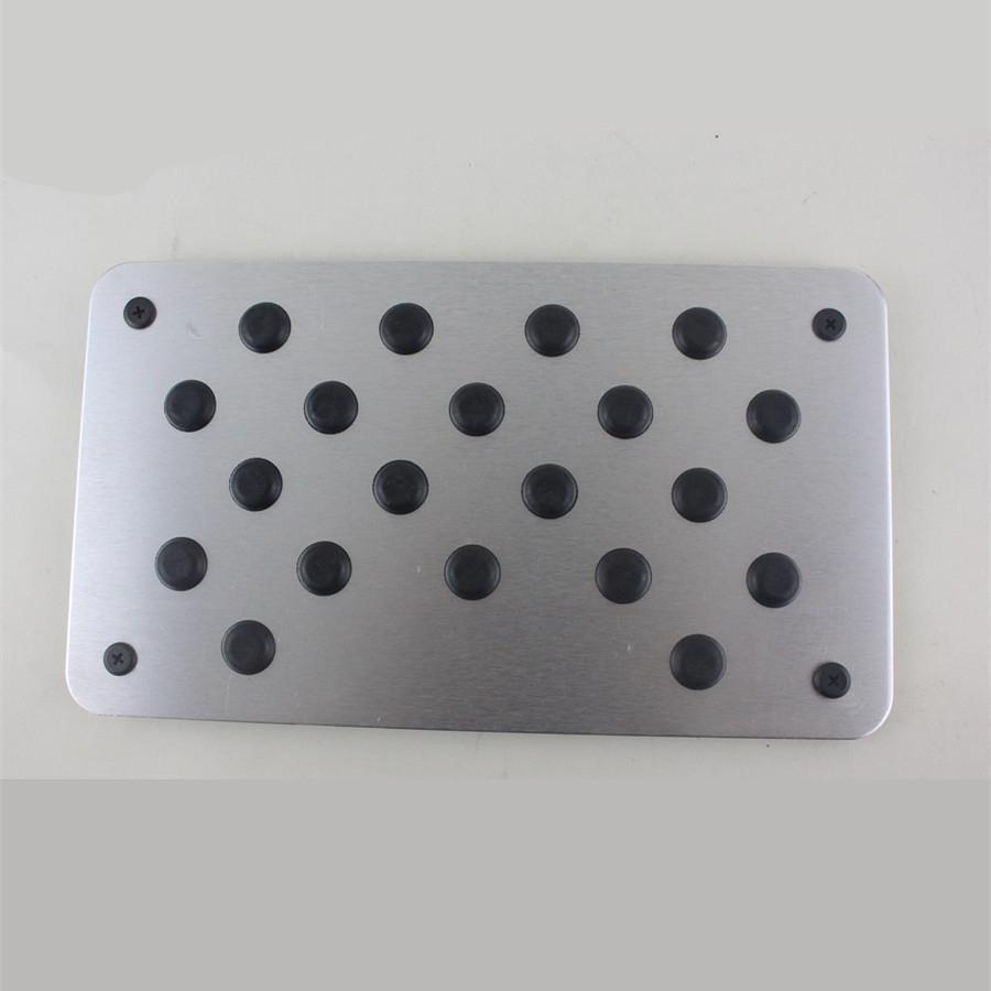Footrest Pedal D-003 Silver