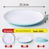 Two-color Round Melamine Stir-fry Plates & Rice Bowls for Hotel Buffet Restaurants