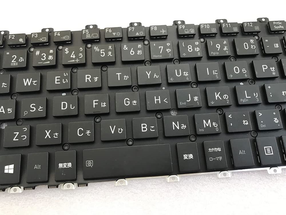 תיקון ומקלדת יפנית Toshiba dynabook מתאימה (להחלפה) G8/J G7/J G6/J G5/J G8/M G6/M G5/M GX83/JLE G83/FP G83/DN G83/M (שחור)