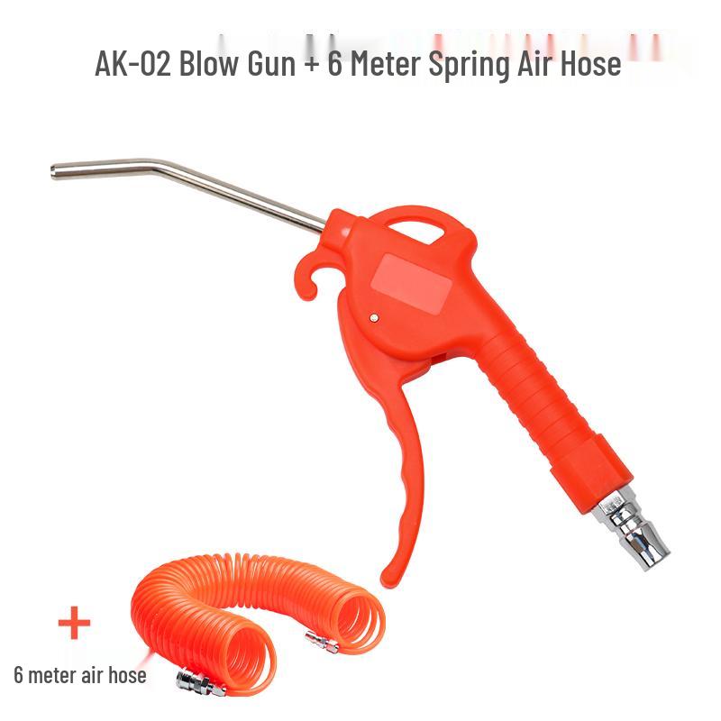 Extended High-Pressure Pneumatic Air Blower & Dusting Gun Tool