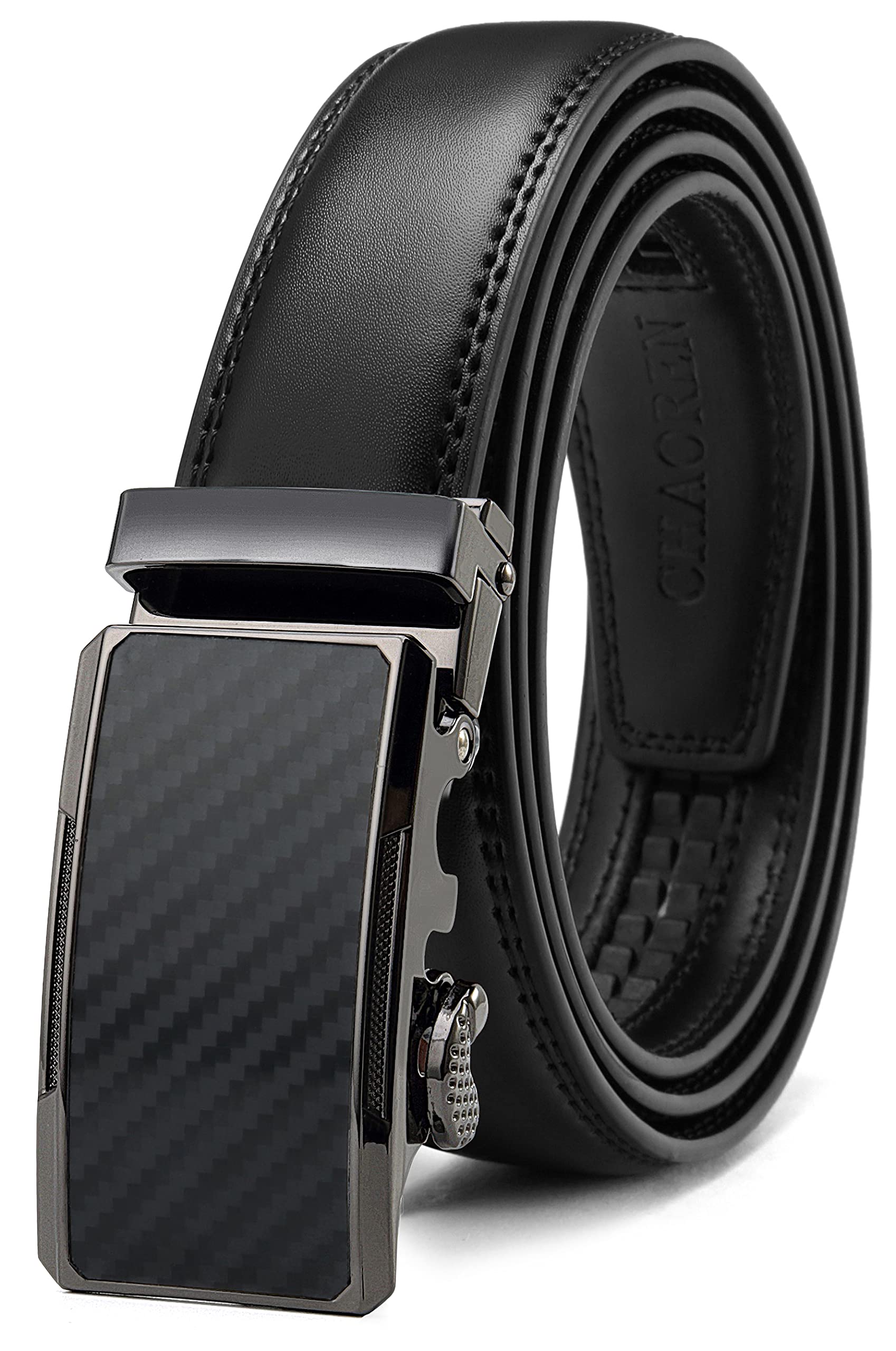 

Leather Belt with and No Holes Business Suit Belt 3cm Large Easy to Gift Box Included [CHAOREN] Men s Auto-Lock - Men s - Size, Adjustable, Use, Men s
