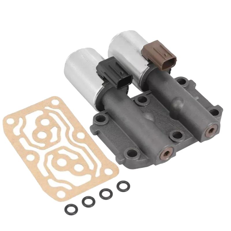 Authentic Transmission Dual Linear Solenoid W/Gasket For Honda Accord CR-V For Acura 08-14 28260-R90-004 Control Solenoid Valve