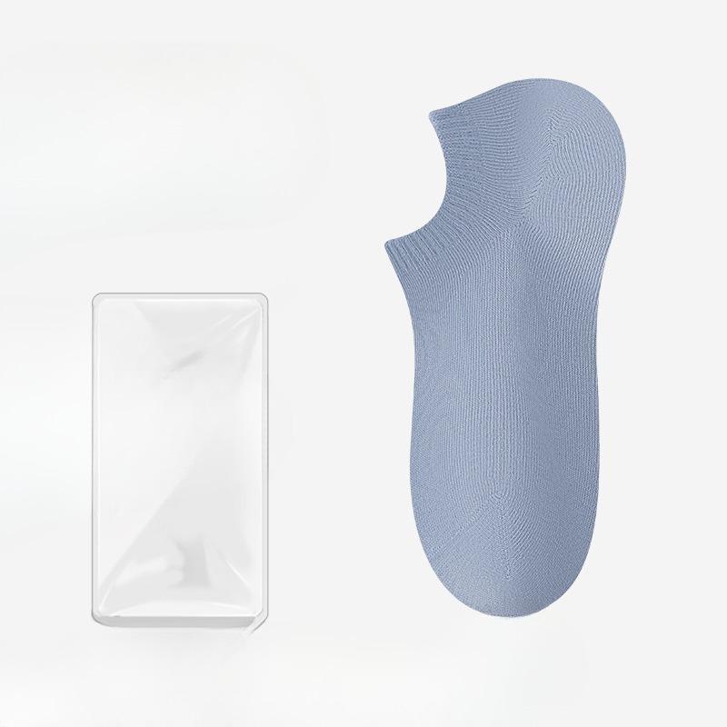 Female Summer Thin Solid Color Does Not Fall Off The Heel Invisible Shallow Mouth Anti Slip Anti Pilling Boat Socks