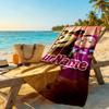 Masha Bear Customizable Name Beach Towel Super Soft Microfiber Quickdry Fabric Portable for SwimmingBeachCamping Travel Beach AccessoriesGym