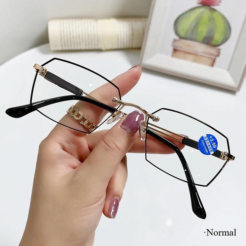 Unisex Business Photochromic Reading Glasses HD Lenses Anti Blue Light Presbyopia Glasses Diopter 0 To +4 0
