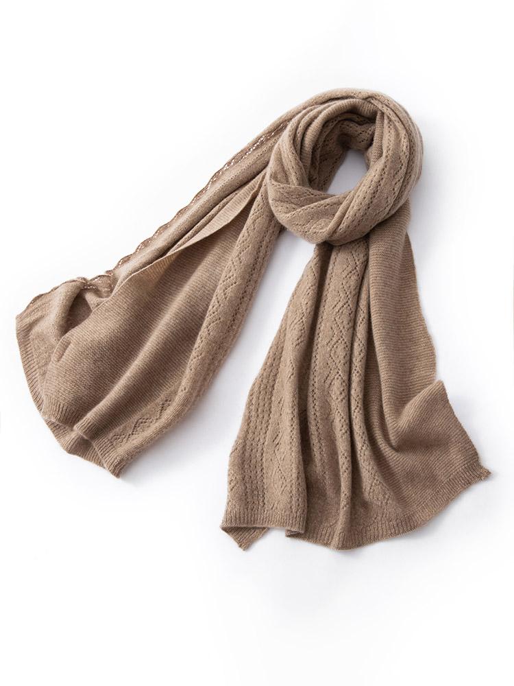 

Шарф с ажурной вязкой, 100% кашемир, женская ажурная шаль-накидка, повседневный мягкий теплый кашемировый платок, кейп, уютный One Size