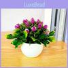 Artificial Plant Pot With 21 Pinecone Blooms For Home Decor And Office Display