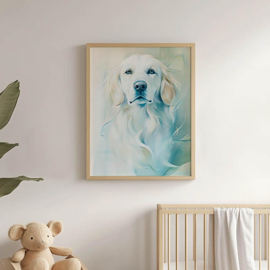 Poster Golden Friend Poster Golden Friend, 70X100 Cm, Unframed, Premium Canvas On Stretcher