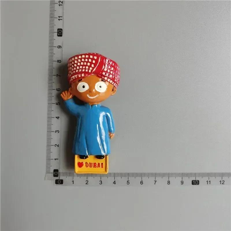 Dubai Turistic Suveniruri Magneți de Frigider Turnul Khalifa Arabia Saudită Frigider Magnet Comemorativ Autocolante Home Decoration