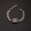 Creative Simple Cross Bracelet Stainless Steel Classic Hand Chain Elegant Bracelets Jewelry Accessories