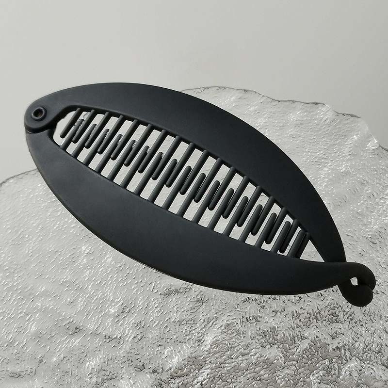 Matte Fischform Haarspangen Pferdeschwanzhalter Haarschmuck Twist Bananen-Haarspangen Haarnadeln Haaraccessoires für Frauen Klemme