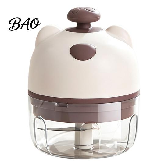 Wireless Kitchen Tool Electric Garlic Masher, Portable Food Chopper with Stainless Steel Blades, Handy Processor for Rechargeable Mini Vegetable