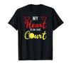 My Heart Is On That Court Tennis Player Coach Racquetball T-Shirt