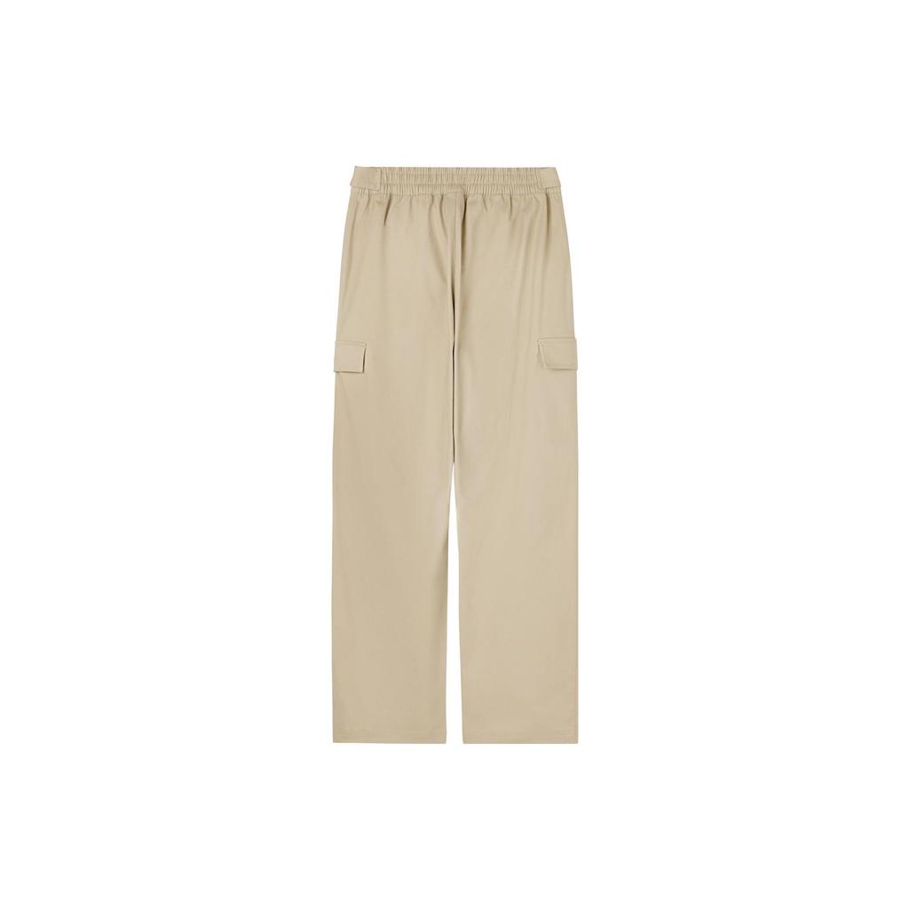 Skechers S-Color Solid Mid-Rise Straight Leg Casual Pants Women Bottoms Irish-Cream L124W029-028R