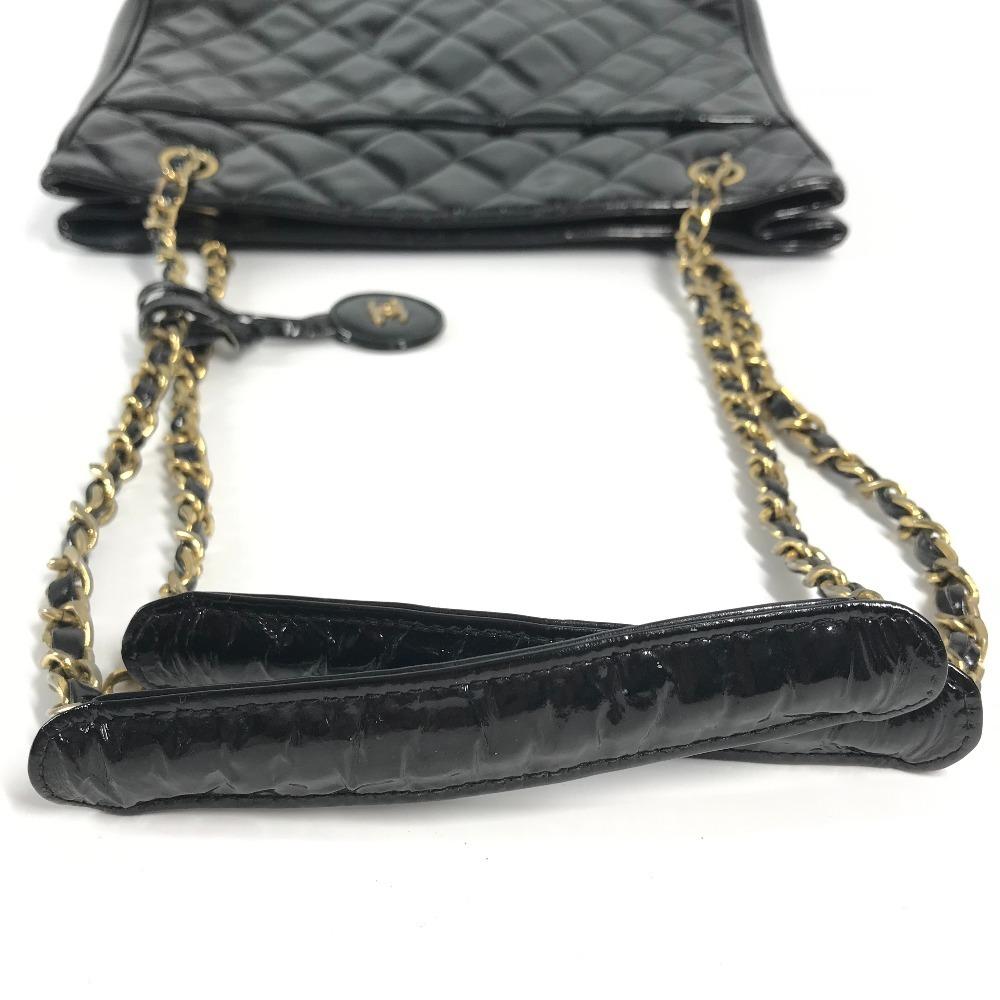CHANEL vintage Quilted Matelasse Double Chain Bag Tote Bag Shoulder Bag