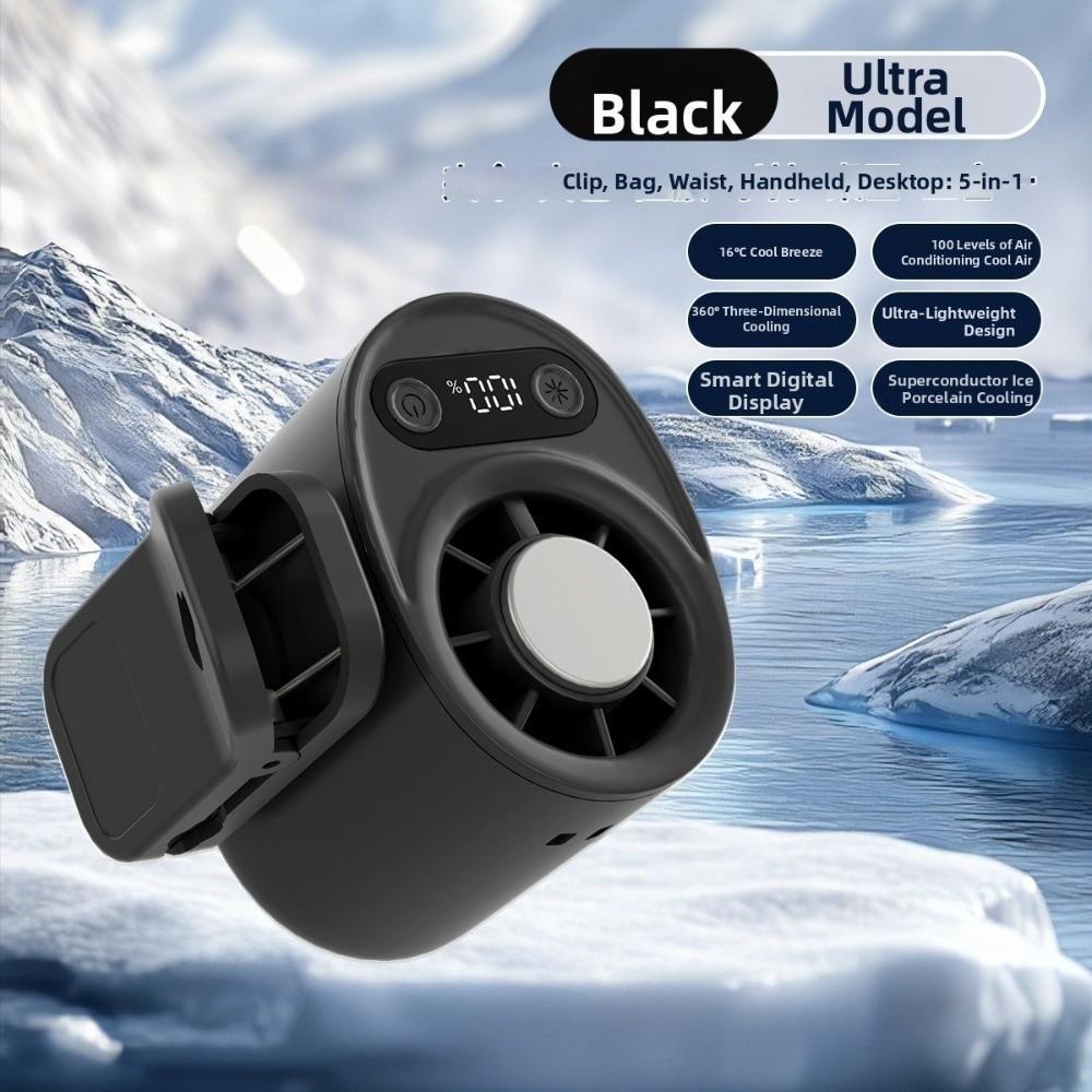 Quiet Clip On Eletric Fan Cooling Intelligent Mini Fan New USB Desk Fan  Travel Use
