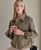 Lusida Roa Pocket Crop Jacket - Khaki