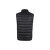 Emporio Armani EA7 Letter Quilted Zip-Up Stand Collar Down Vest Men Vest Black 8NPQ01-PN29Z-00208