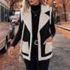 New Lamb Wool Vest Women's Autumn and Winter Fur Composite Integrated Small Thickened Sleeveless Vest Jacket