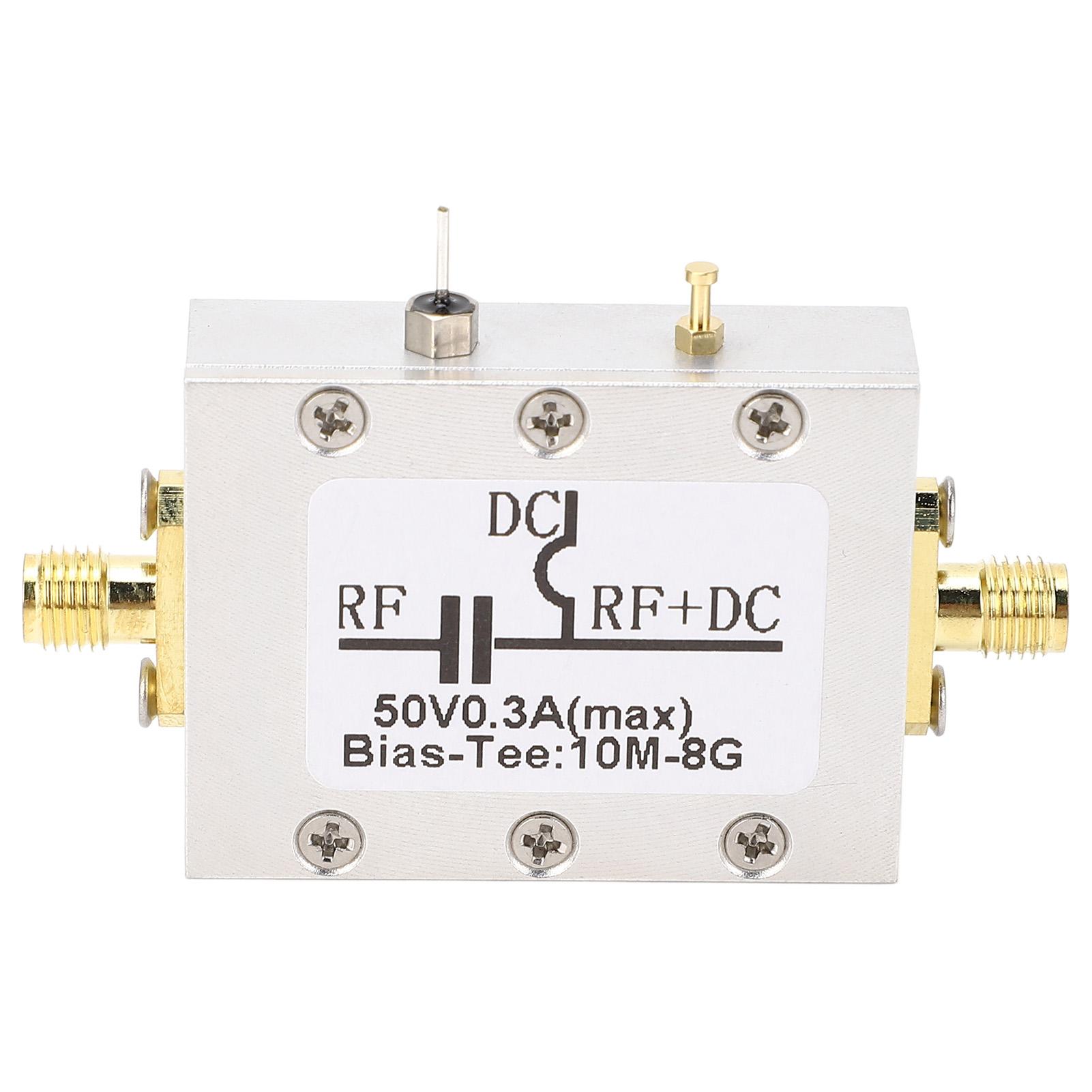 

Смещающий тройник 10 МГц до 8 ГГц 300 мА RF DC Block коаксиальный смещающий тройник для широкополосного усилителя
