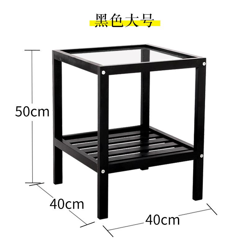 Small Square Table Small Coffee Table Side Cabinet Sofa Side Table Side Table Solid Wood Corner Table Living Room Square Mini