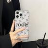 Berühmte bedruckte J-JoopS Logo Handyhülle für iPhone 17 16 15 14 Plus 11 12 13 Pro Max Stoßfester Schutz Weiche Rückseite