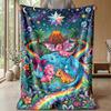 Fantasy Dragon Universe Theme blanket Lightweight Warm Flannel Blanket Decorative Throw Blanket for Home Decoration