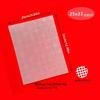 DIY Round Corner Plastic Mesh Sheet for Bag Accessories (2.5mm/4mm Holes)