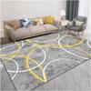 Vikama Nordic Geometric Luxury Loop Pile Rug - Washable Mat For Hall, Airbnb, Bedroom, Office, Home Decor