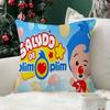 Cartoon Plim Plim Christmas Fashion Decorative Pillowcase Throw Cover Pillow Case Cushion For Living Room Square Home Decor