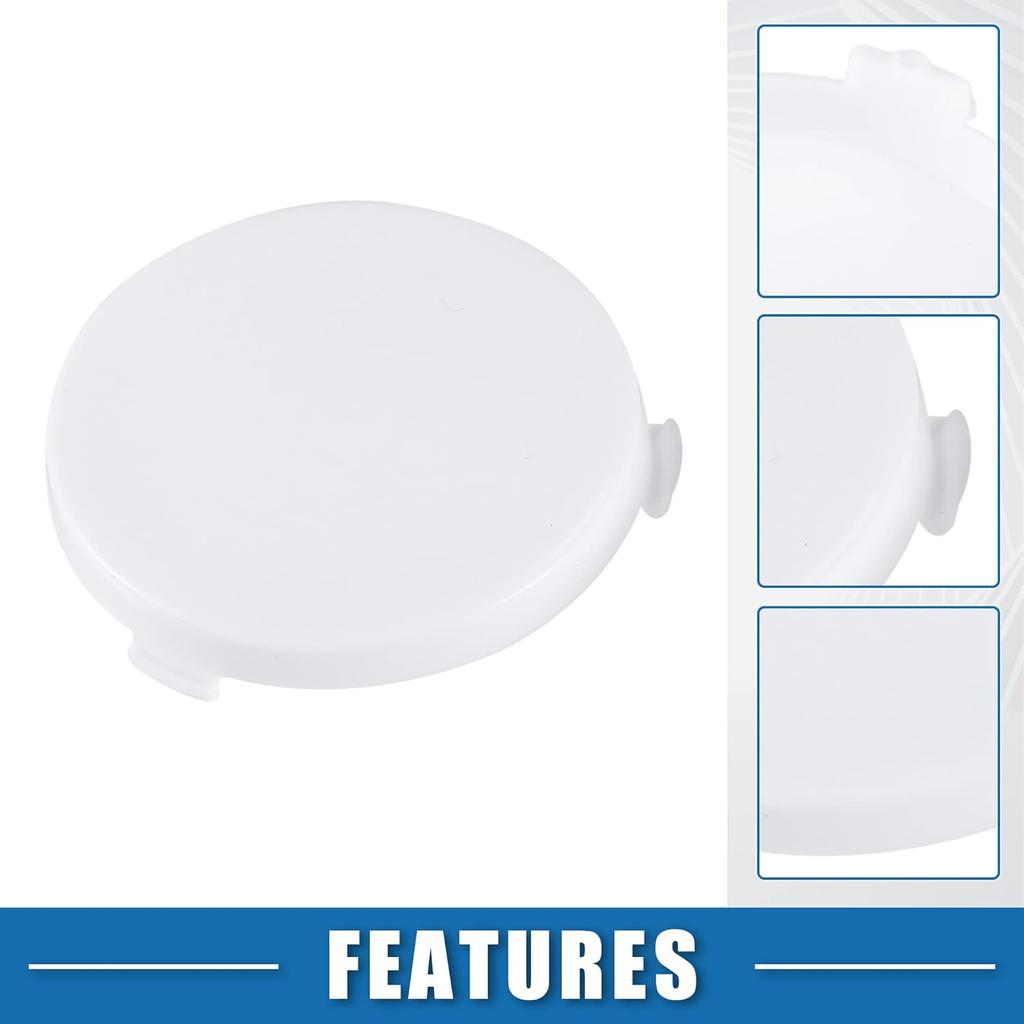Car Dome Courtesy Sail Panel Light Lamp Lens Cover Car Interior Light Lens for Chevy Impala 1962-1967 Plastic White (Set of 2)