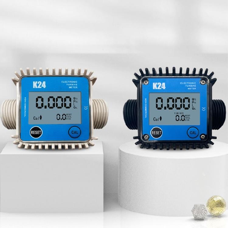 DN25 Electronic Turbine- Flow Meter with LCD Digital Display Liquid Flow Meter