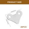 Pack of 20 Nut Openers for Macadamia Hazelnut and Pecan Stainless Steel Construction Walnut Opening Tool Kitchen Gadget
