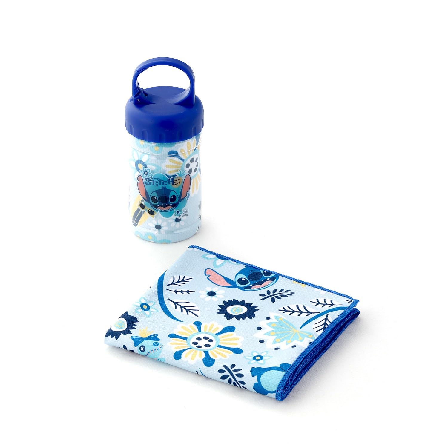 

Disney Cool Summer Cool Cool and Packaging 30 x 110 cm Lilo & Stitch Towel, Blue, Chilling, Included, 38-1535201, Approx. синий